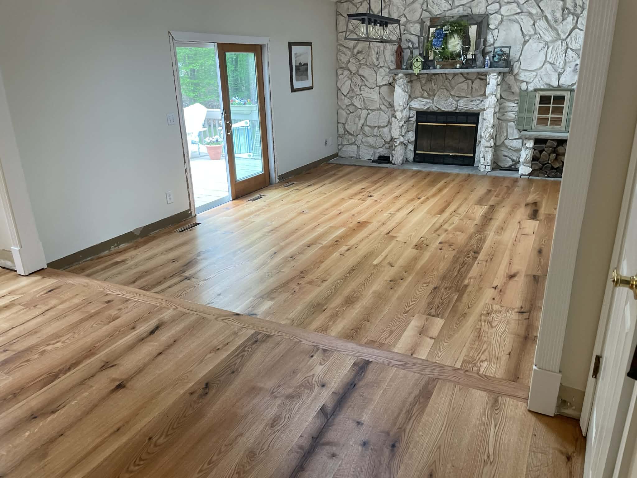 Wide plank hardwood installation Brick NJ